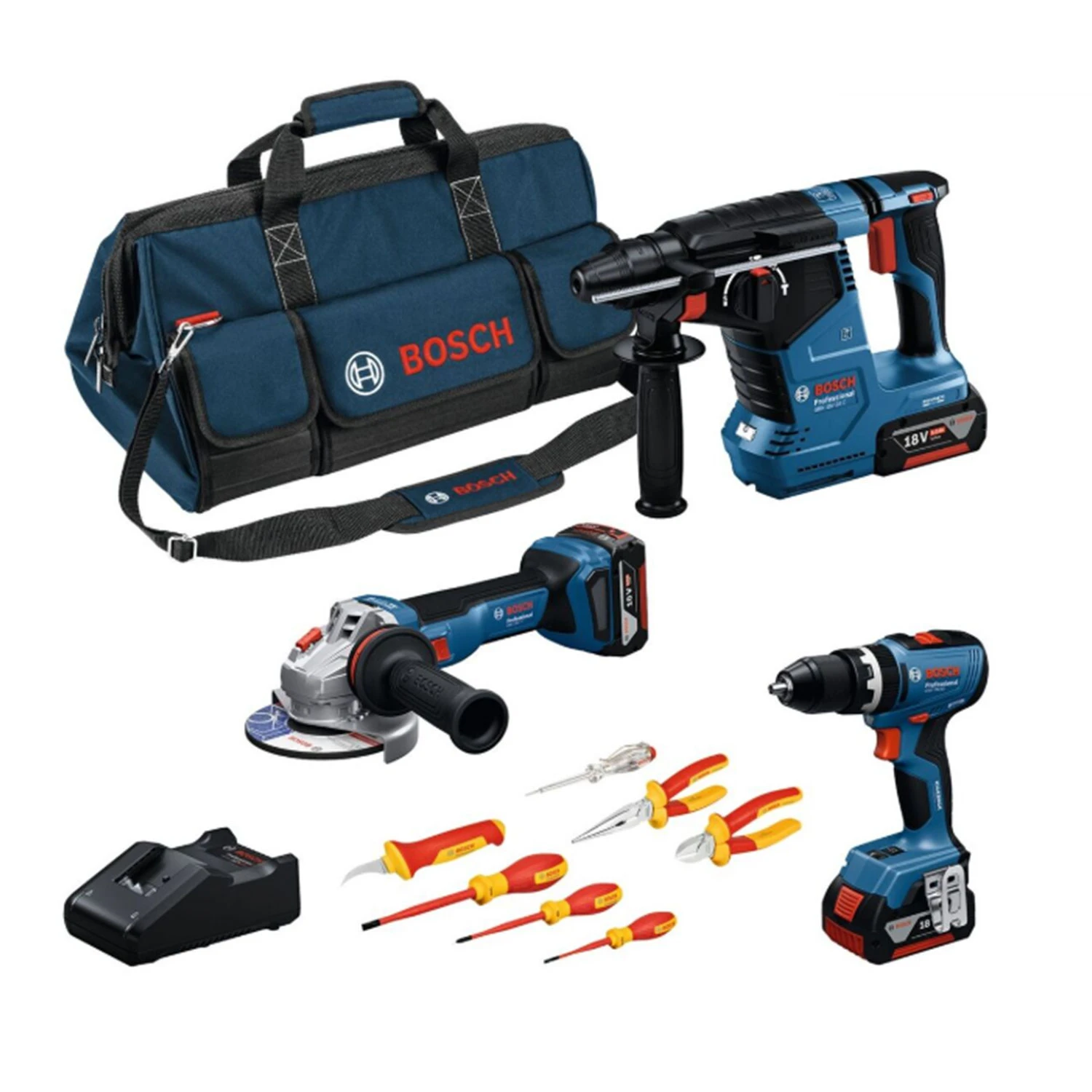 Bosch 18V Üçlü Profesyonel Set