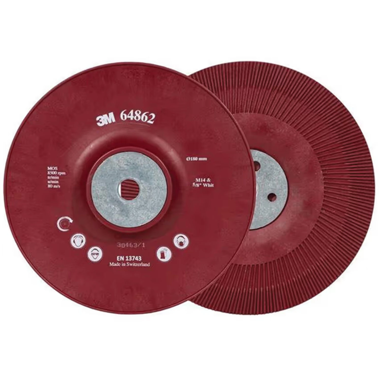 3M™ Fiber Diskler İçin Destek Pedi - 178 mm PN64862 (7000032411)  1 Adet