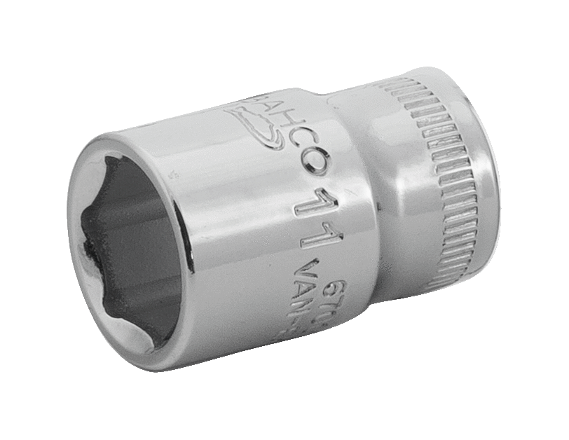 Bahco Standart lokmalar, metrik 1/4”. Altıgen, metrik ölçülerde  6700SM-6