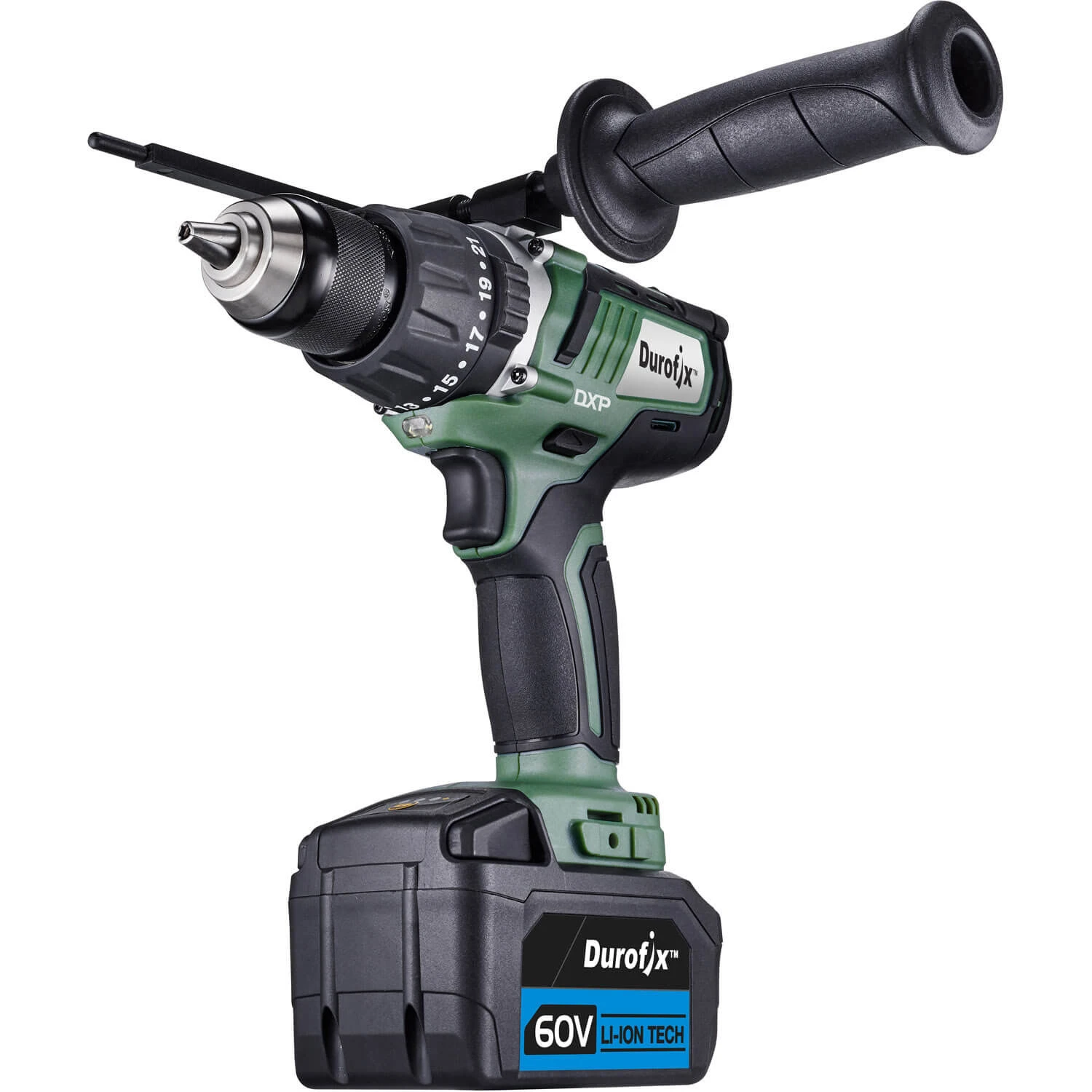 Durofix RK60132 Akülü Fırçasız Darbeli Matkap 60V - Resim 2