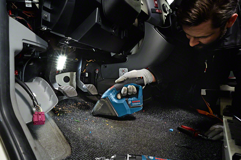 Bosch Professional GAS 12 Volt Akülü El Süpürgesi - Resim 4