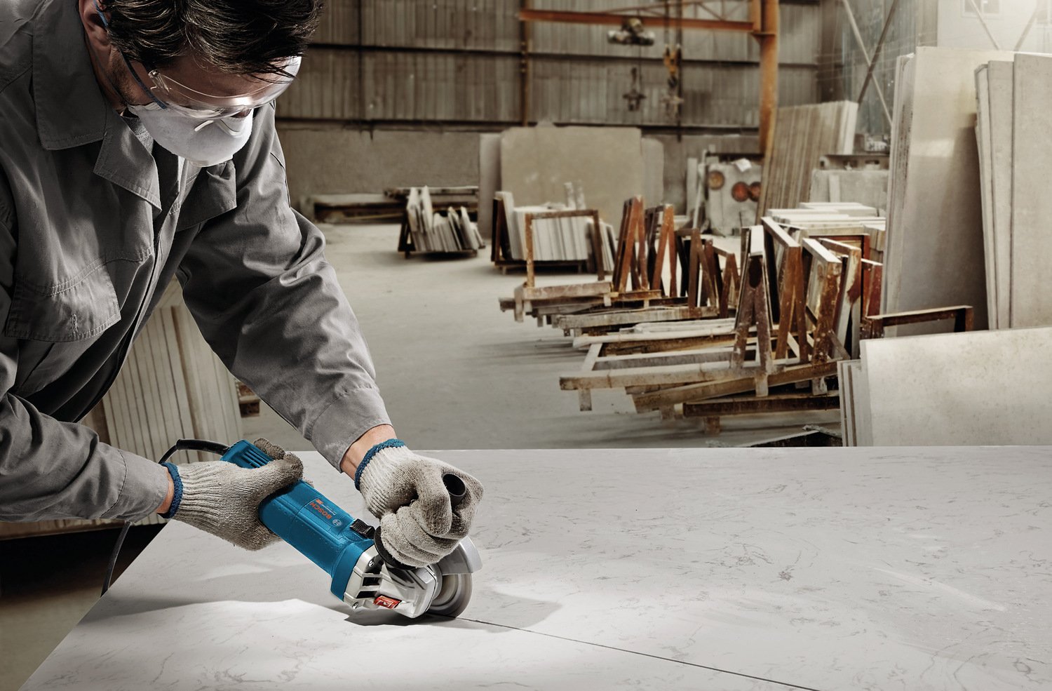 Bosch Professional GWS 750 S Avuç Taşlama Makinesi - Resim 3