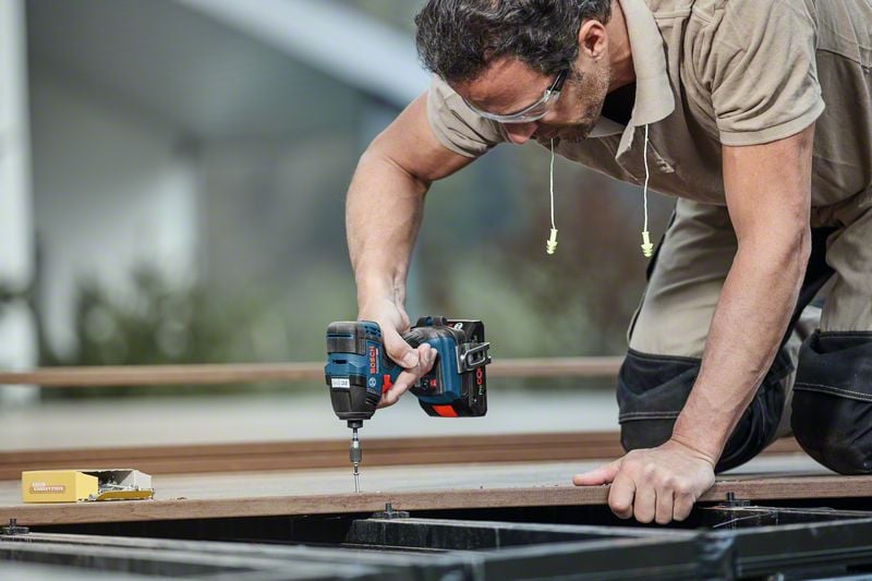 Bosch Professional GDR 18 V-200 C (Solo) Akülü Darbeli Somun Sıkma Makinesi - Resim 4