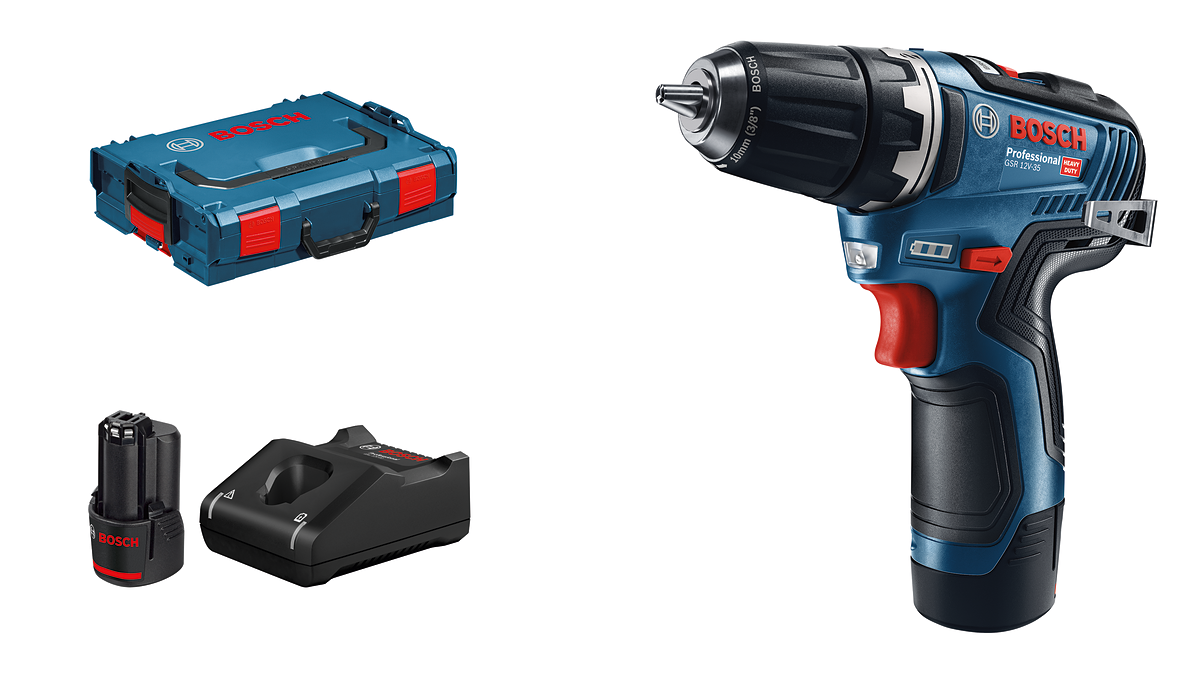Bosch Professional GSR 12V-35 Akülü Delme Vidalama Makinesi - Resim 2