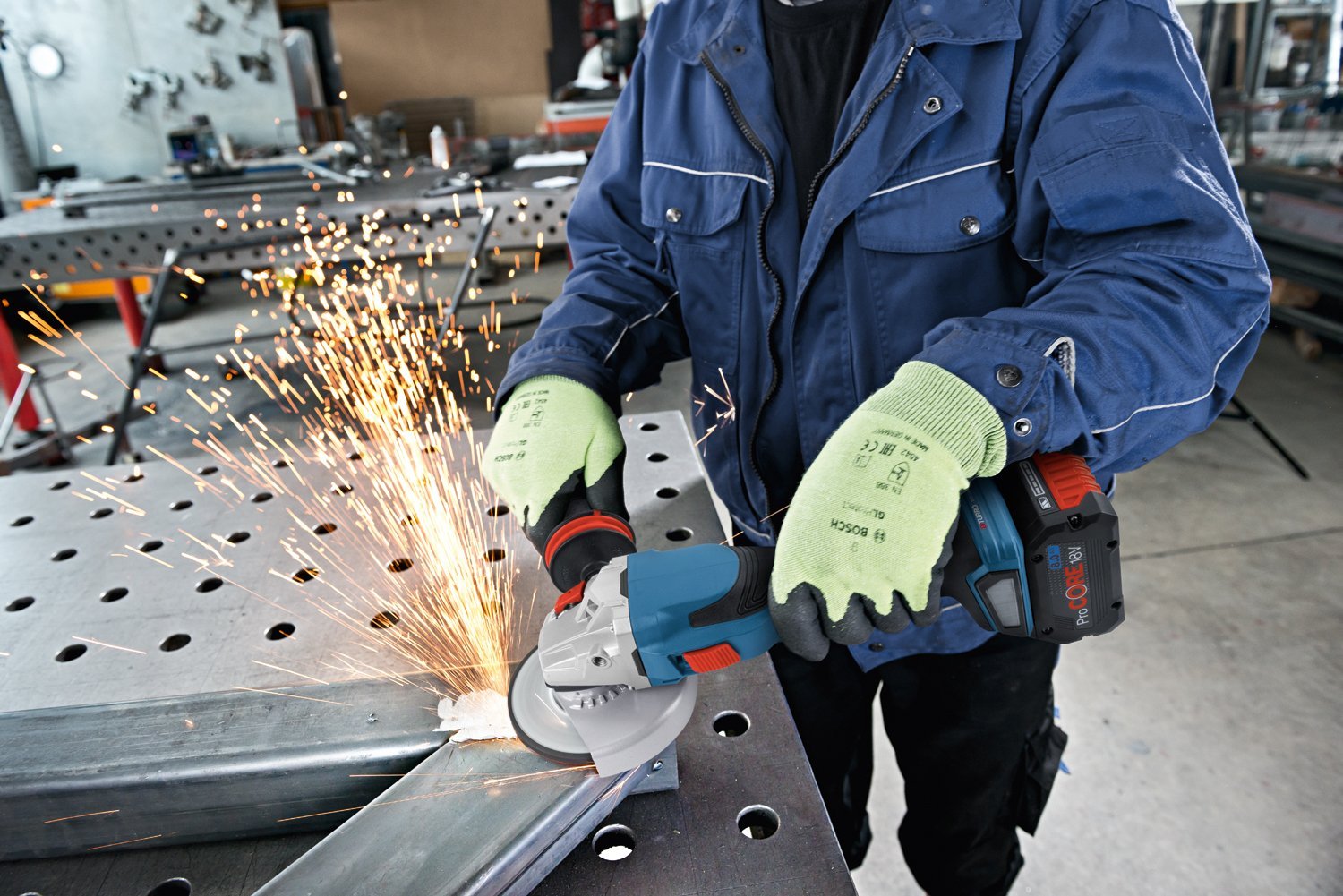 Bosch Professional GWS 18V-15 C (Solo) Akülü Taşlama Makinesi - Resim 2