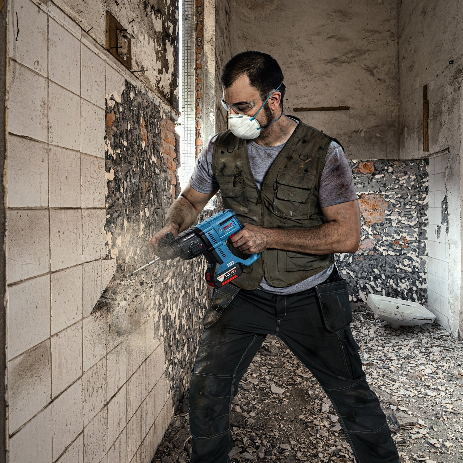 Bosch Professional GBH 180-LI Akülü Kırcı Delici - Resim 2
