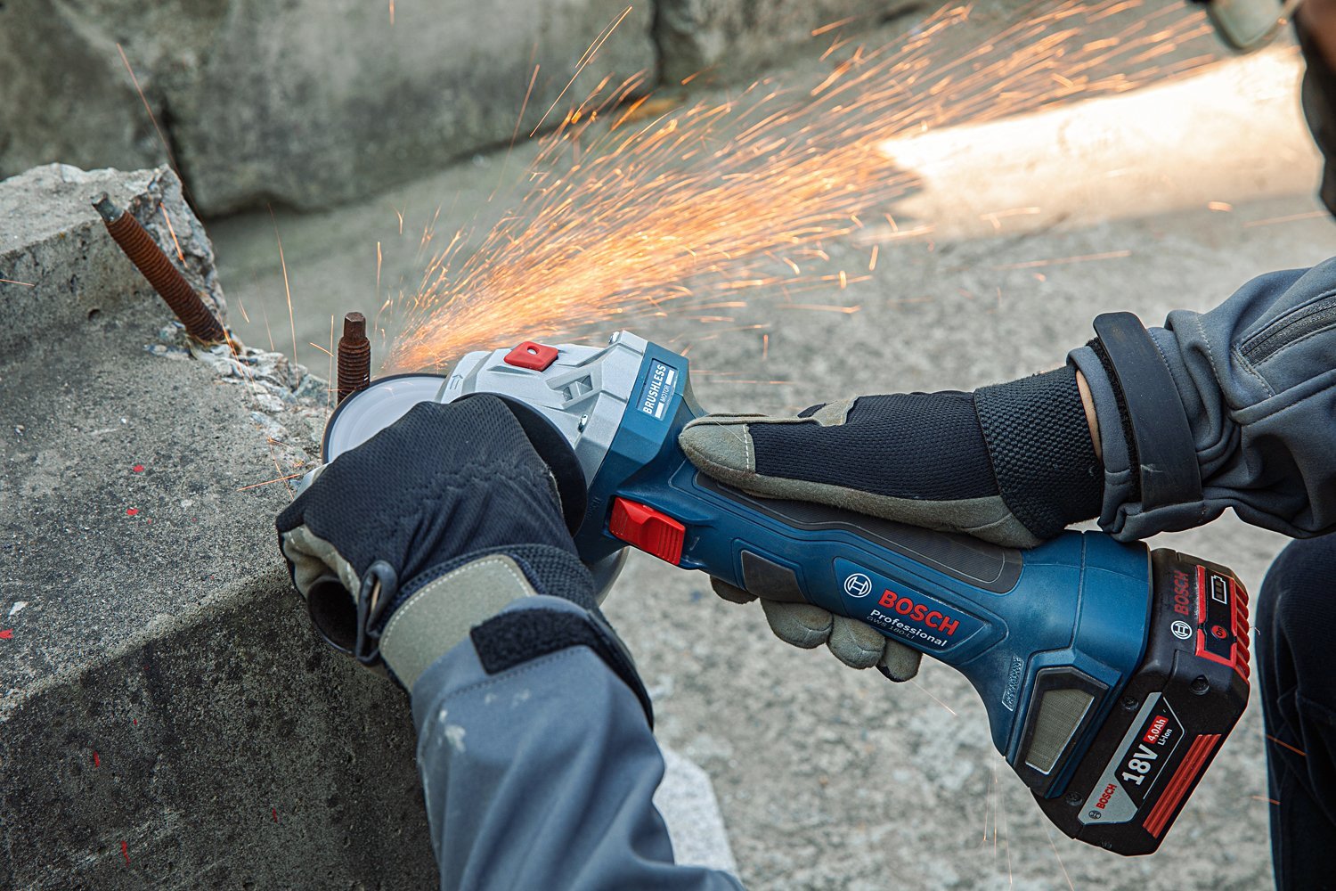 Bosch Professional GWS 180-LI Akülü Taşlama Makinesi - Resim 2
