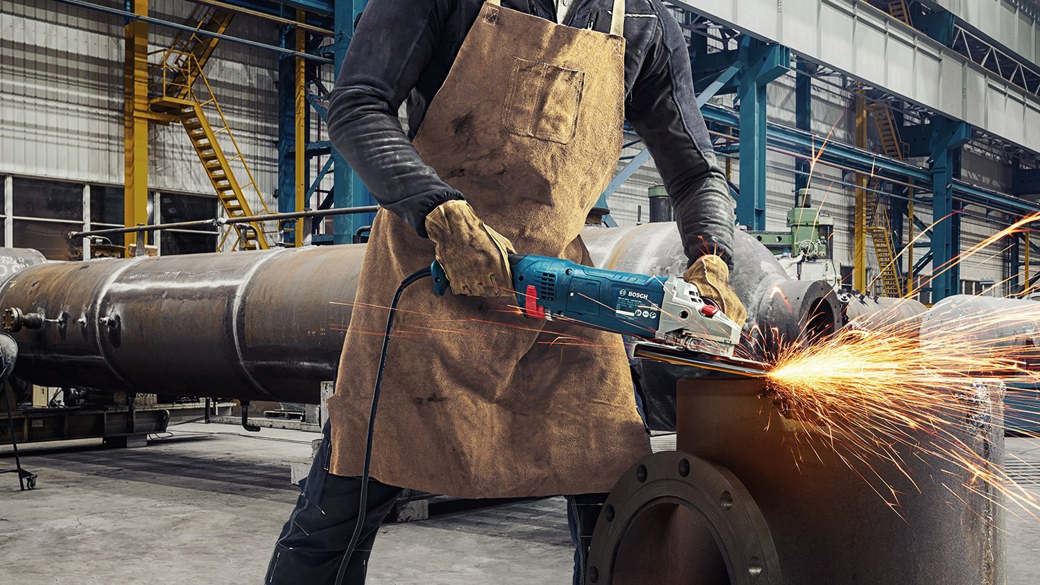 Bosch Professional GWS 24-180 JZ Büyük Taşkama Makinesi - Resim 4