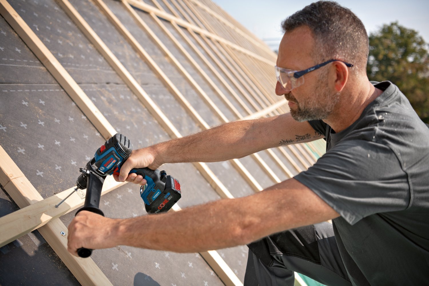 Bosch Professional GSR 18V-150 C Akülü Delme/Vidalama Makinesi (2x8,0 Ah ProCORE18V) - Resim 3