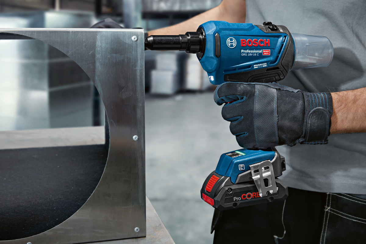 Bosch Professional GRG 18V-16 C SOLO Akülü Perçin Tabancası - Resim 3