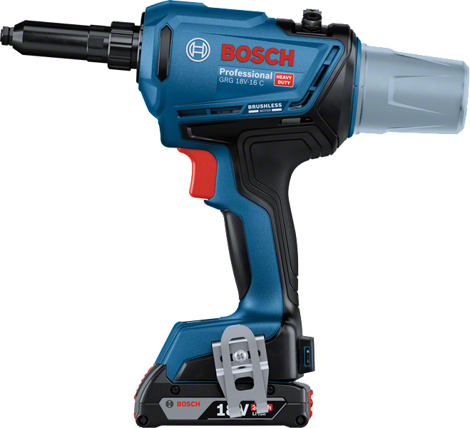Bosch Professional GRG 18V-16 C (2x4,0 Ah,L-BOXX) Akülü Perçin Tabancası - Resim 2