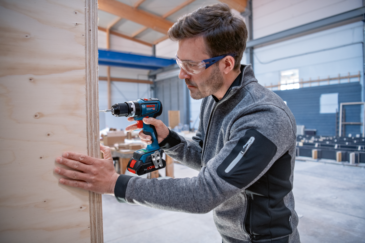 Bosch Professional GSB 18V-90 C (2x5.0Ah, GAL 18V-40, L-Boxx) Akülü Darbeli Delme Vidalama Makinesi - Resim 4