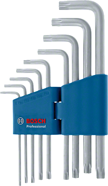 Bosch Profesyonel Alyan Anahtar Takımı Torx 9 parça (10-50mm) - Resim 2
