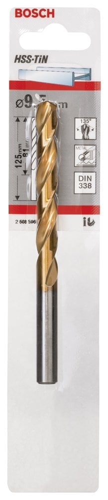 Bosch - HSS-TiN Metal Matkap Ucu 9,5*125 mm - Resim 2
