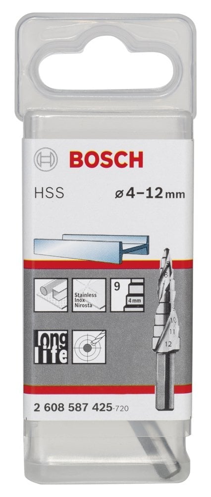 Bosch - HSS 9 Kademeli Matkap Ucu 4-12 mm - Resim 2