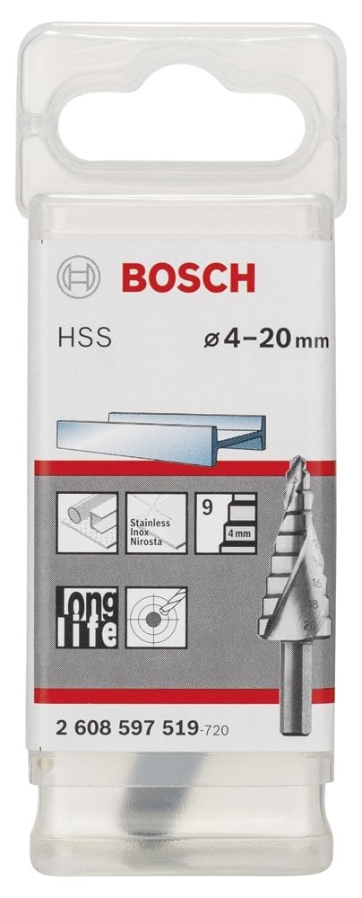 Bosch - HSS 9 Kademeli Matkap Ucu 4-20 mm - Resim 2