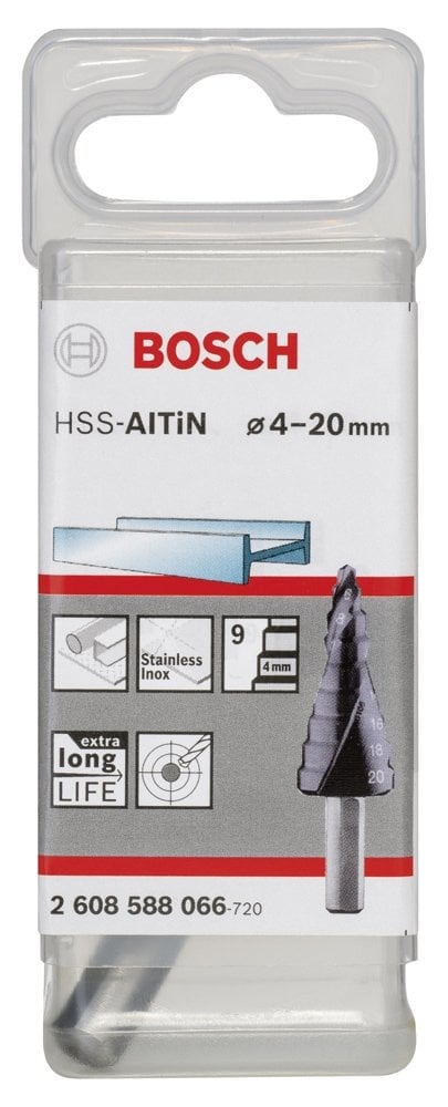 Bosch - HSS-AlTiN 9 Kademeli Matkap Ucu 4-20 mm - Resim 2
