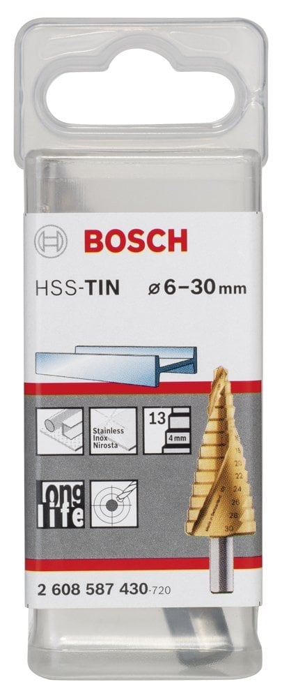 Bosch - HSS-TiN 13 Kademeli Matkap Ucu 6-30 mm - Resim 2