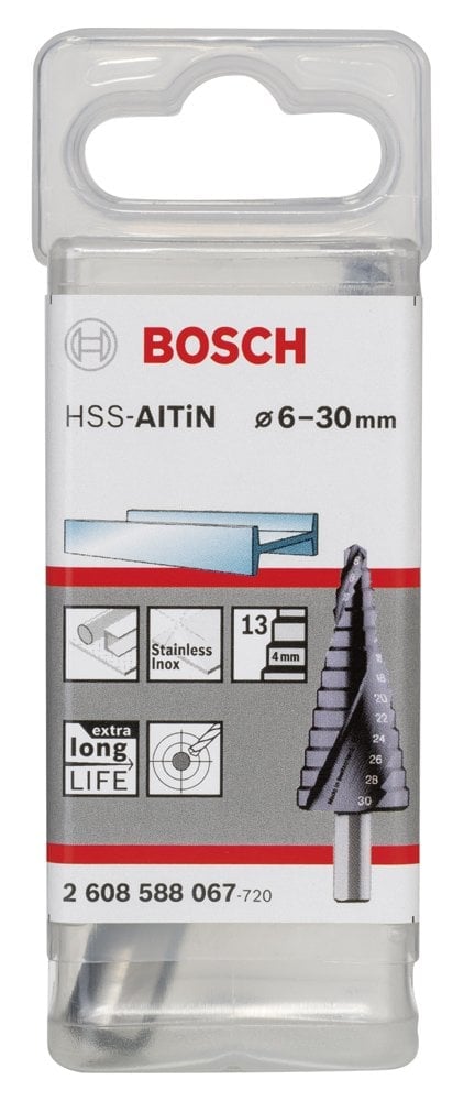 Bosch - HSS-AlTiN 13 Kademeli Matkap Ucu 6-30 mm - Resim 2