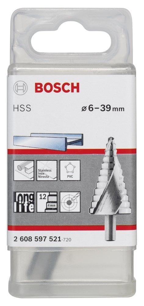 Bosch - HSS 12 Kademeli Matkap Ucu 6-39 mm - Resim 2