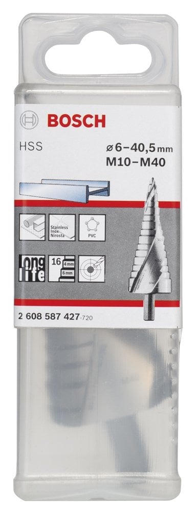 Bosch - HSS 16 Kademeli Matkap Ucu M10-M40 - Resim 2