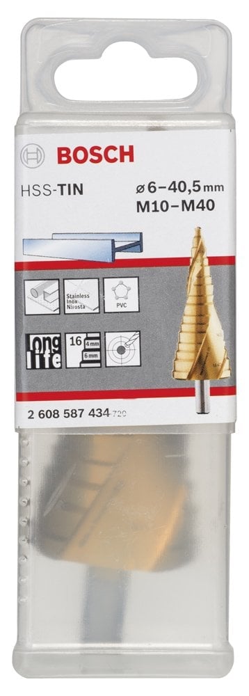Bosch - HSS-TiN 16 Kademeli Matkap Ucu M10-M40 - Resim 2