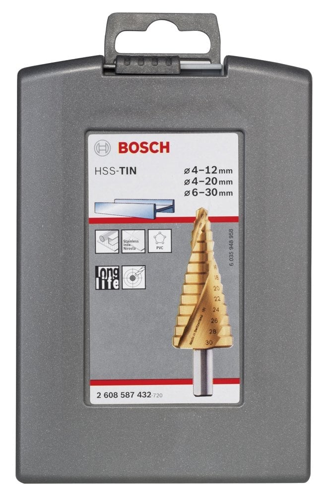 Bosch - HSS-TİN 3'lü Pro-box 4-12,4-20,6-30 mm - Resim 2