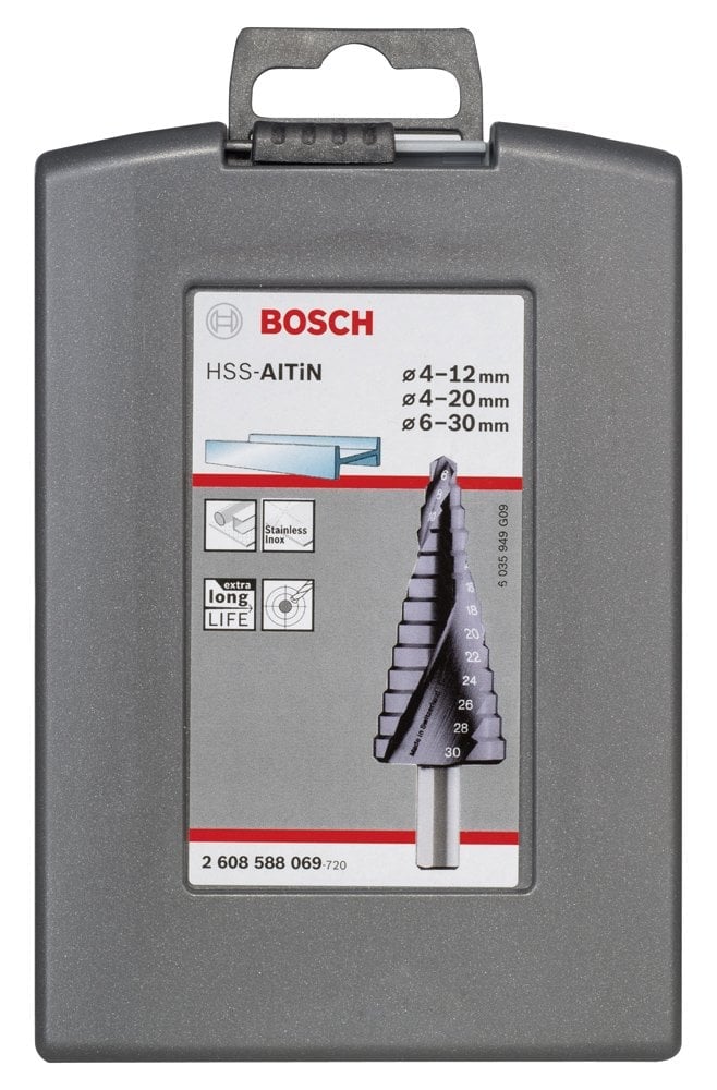 Bosch - HSS-AlTiN 3'lü Pro-box 4-12,4-20,6-30 mm - Resim 2