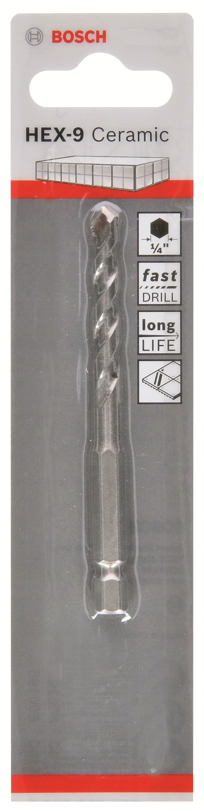 Bosch - Altıgen Şaftlı, HEX-9 Serisi Seramik için Matkap Ucu 7*90 mm - Resim 2