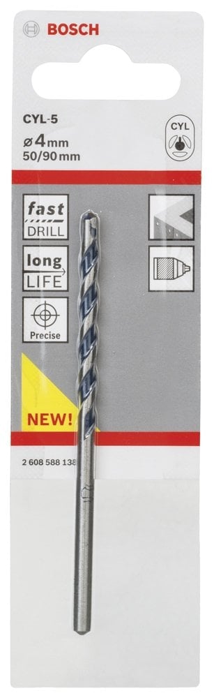 Bosch - cyl-5 Serisi, Blue Granite Turbo Beton Matkap Ucu, 4*90 mm - Resim 2
