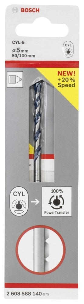 Bosch - cyl-5 Serisi, Blue Granite Turbo Beton Matkap Ucu, 5*100 mm - Resim 2