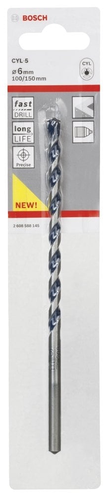 Bosch - cyl-5 Serisi, Blue Granite Turbo Beton Matkap Ucu, 6*150 mm - Resim 2