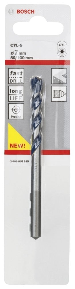 Bosch - cyl-5 Serisi, Blue Granite Turbo Beton Matkap Ucu, 7*100 mm - Resim 2