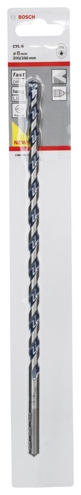 Bosch - cyl-5 Serisi, Blue Granite Turbo Beton Matkap Ucu, 8*250 mm - Resim 2