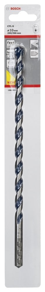 Bosch - cyl-5 Serisi, Blue Granite Turbo Beton Matkap Ucu, 10*250 mm - Resim 2