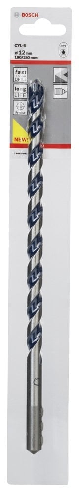 Bosch - cyl-5 Serisi, Blue Granite Turbo Beton Matkap Ucu, 12*250 mm - Resim 2
