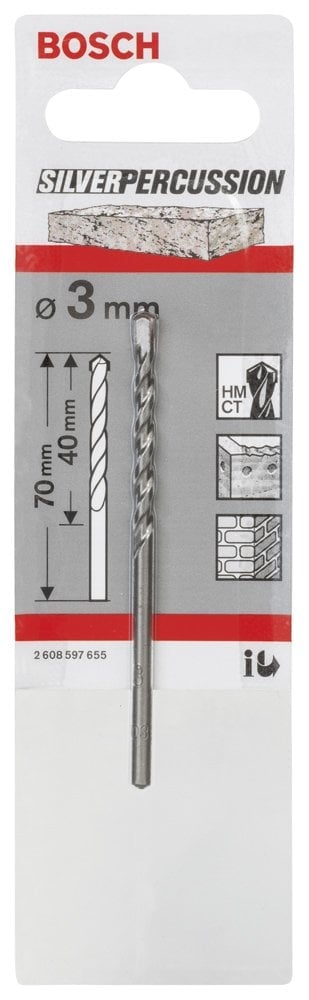 Bosch - cyl-3 Serisi, Beton Matkap Ucu 3*70 mm - Resim 2