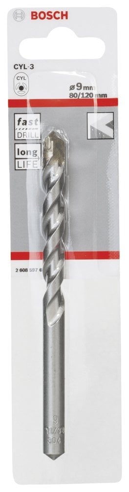 Bosch - cyl-3 Serisi, Beton Matkap Ucu 9*120 mm - Resim 2
