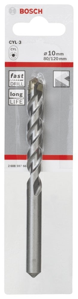 Bosch - cyl-3 Serisi, Beton Matkap Ucu 10*120 mm - Resim 2