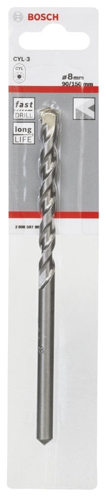 Bosch - cyl-3 Serisi, Beton Matkap Ucu 8*150 mm - Resim 2