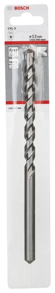 Bosch - cyl-3 Serisi, Beton Matkap Ucu 12*200 mm - Resim 2