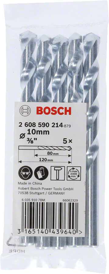 Bosch - cyl-1 Serisi, Beton Matkap Ucu 10*120 mm 5'li Paket - Resim 2