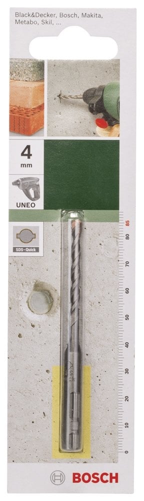 Bosch - SDS-Quick, Uneo için Beton Matkap Ucu 4*85 mm - Resim 2