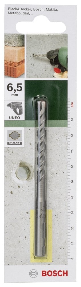 Bosch - SDS-Quick, Uneo için Beton Matkap Ucu 6,5*100 mm - Resim 2