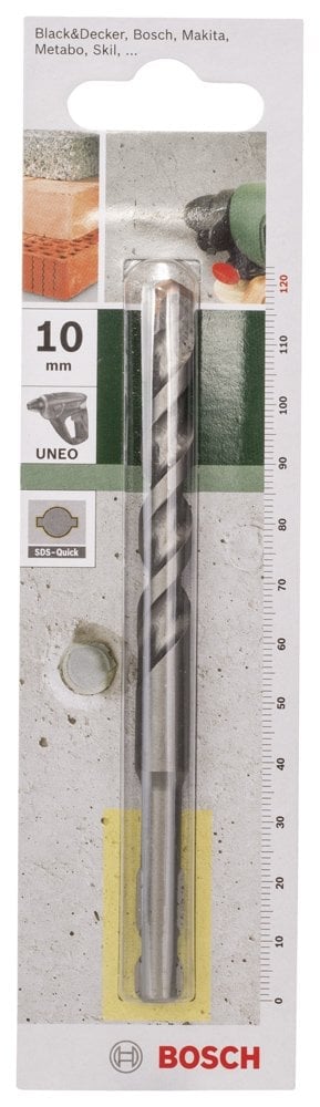 Bosch - SDS-Quick, Uneo için Beton Matkap Ucu 10*120 mm - Resim 2