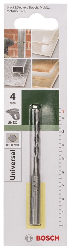 Bosch - SDS-Quick, Uneo için Çok Amaçlı Matkap Ucu 4*85 mm - Resim 2