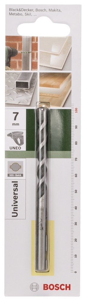 Bosch - SDS-Quick, Uneo için Çok Amaçlı Matkap Ucu 7*100 mm - Resim 2