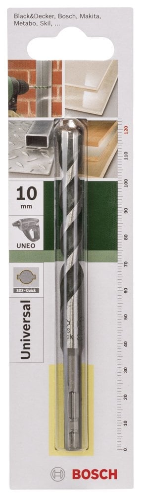 Bosch - SDS-Quick, Uneo için Çok Amaçlı Matkap Ucu 10*120 mm - Resim 2