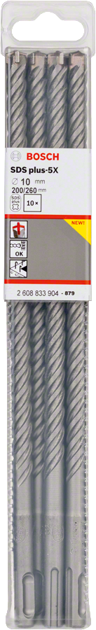 Bosch - SDS-Plus-5X Serisi Kırıcı Delici Matkap Ucu 10*260 mm 10'lu - Resim 2