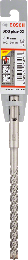 Bosch - SDS-Plus-5X Serisi Kırıcı Delici Matkap Ucu 8*160 mm - Resim 2